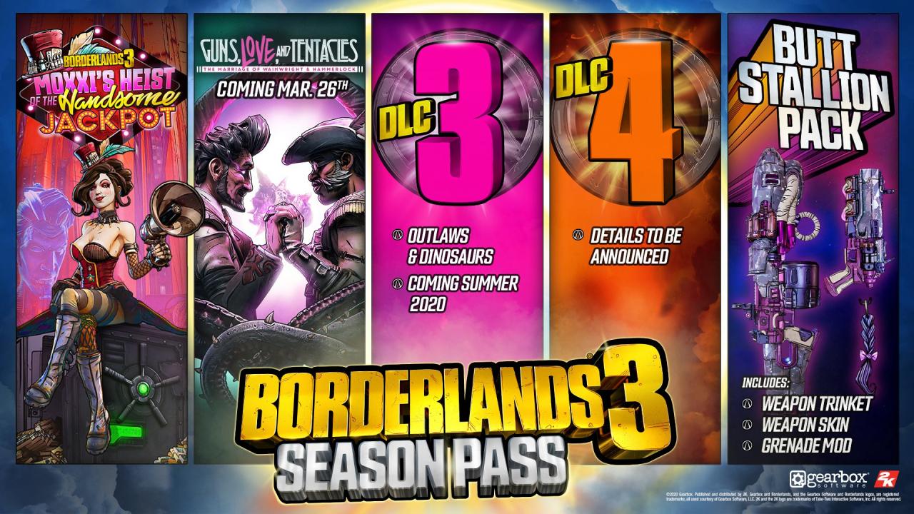 Borderlands 3 - Season Pass DLC EU Epic Games CD Key 42.61 USD