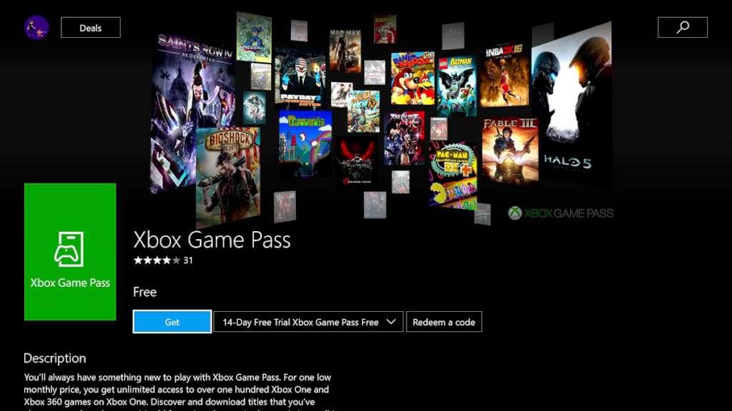 Xbox Game Pass for PC - 1 Month Trial Windows 10/11 PC CD Key (ONLY FOR NEW ACCOUNTS, valid for a week after purchase) 1.8 USD