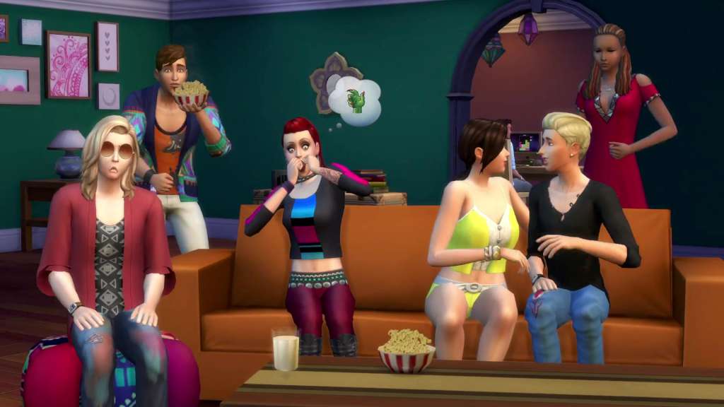 The Sims 4 - Movie Hangout Stuff DLC NA XBOX One CD Key 10.43 USD