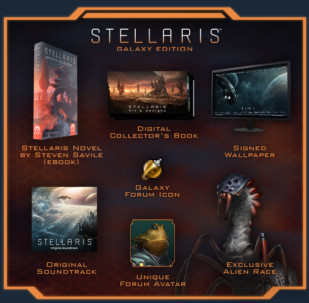 Stellaris Galaxy Edition EU Steam CD Key 13.62 USD