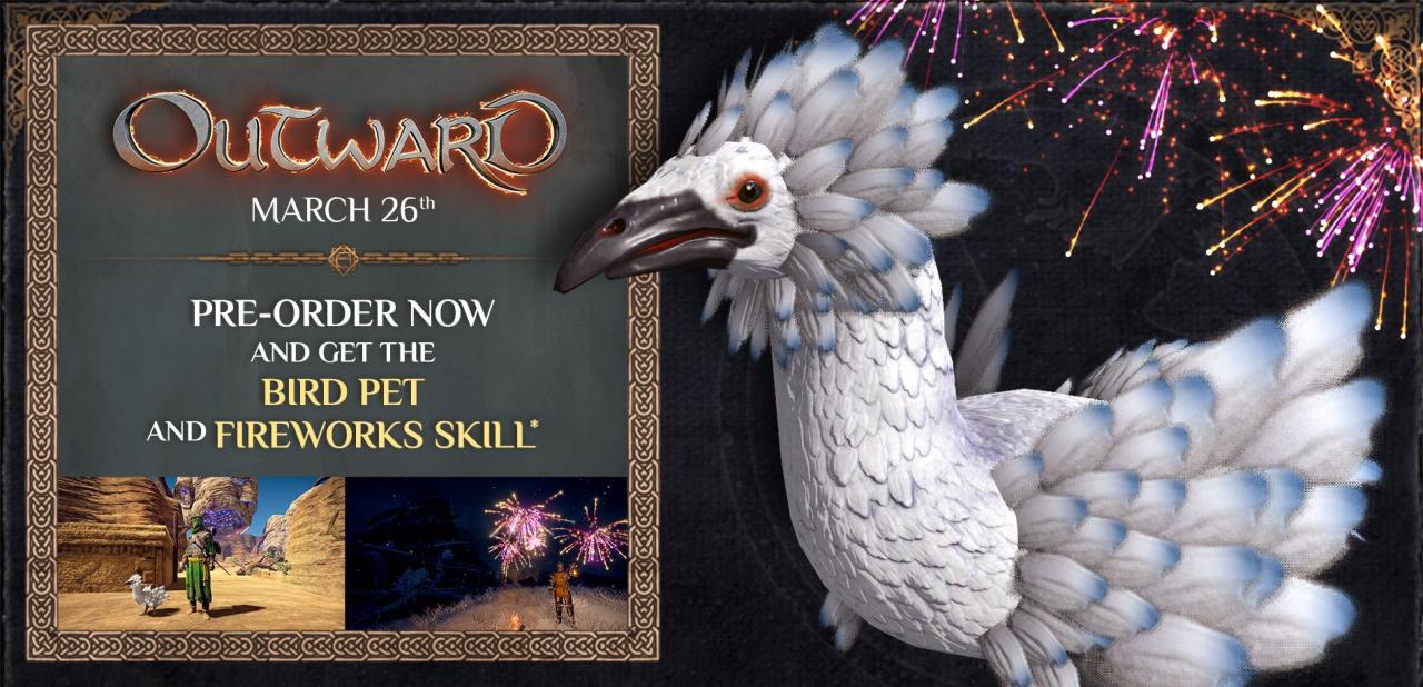 Outward - Pearl Bird Pet and Fireworks Skill DLC Steam CD Key 1.67 USD