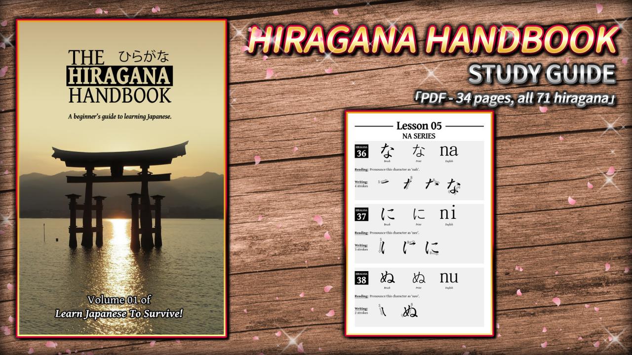 Learn Japanese To Survive! Hiragana Battle - Study Guide DLC Steam CD Key 1.8 USD