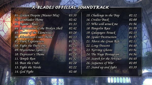 X-Blades - Soundtrack DLC Steam CD Key 0.55 USD