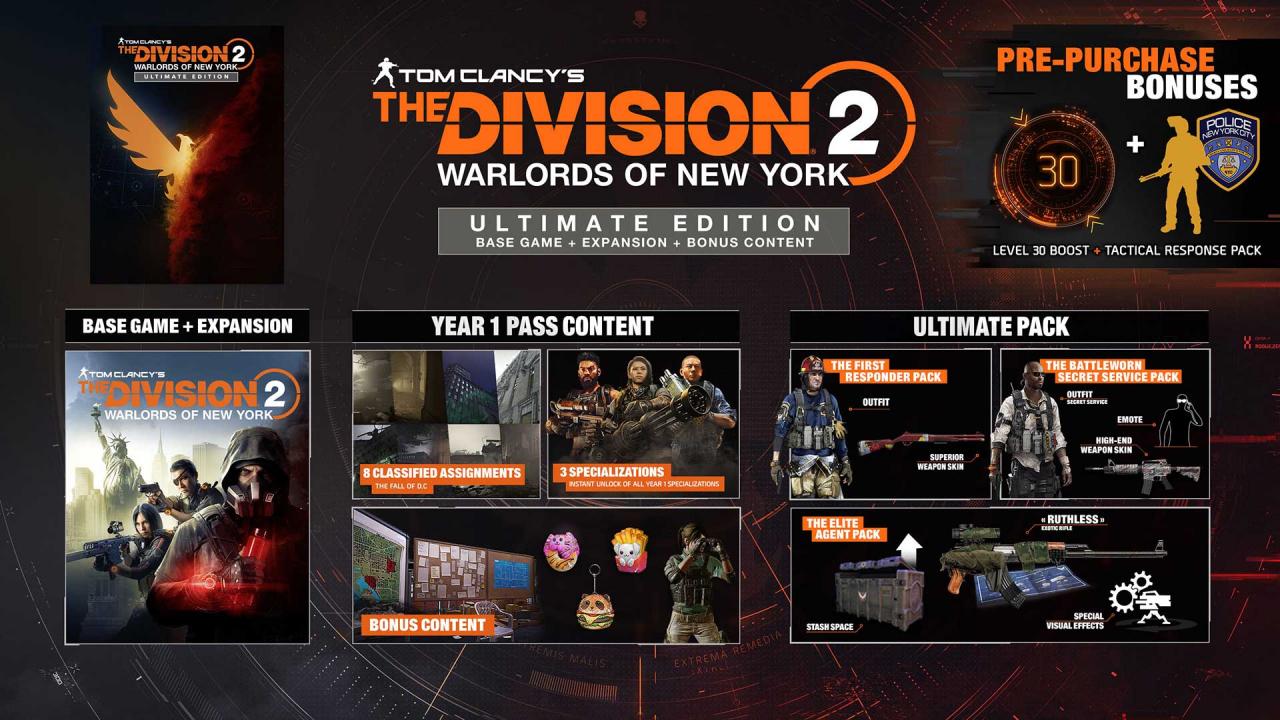 Tom Clancy’s The Division 2 Warlords of New York Ultimate Edition XBOX One CD Key 27.29 USD