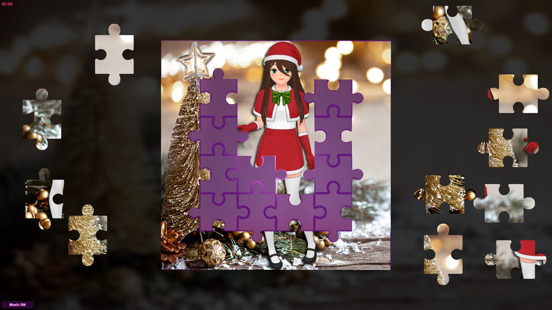 Anime Jigsaw Girls - Christmas Steam CD Key 0.18 USD