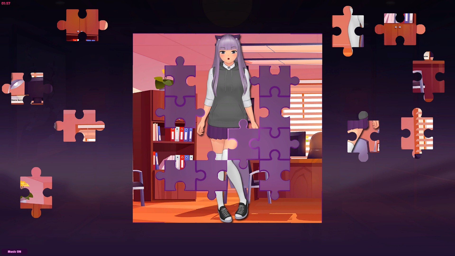 Anime Jigsaw Girls - Office Steam CD Key 0.5 USD