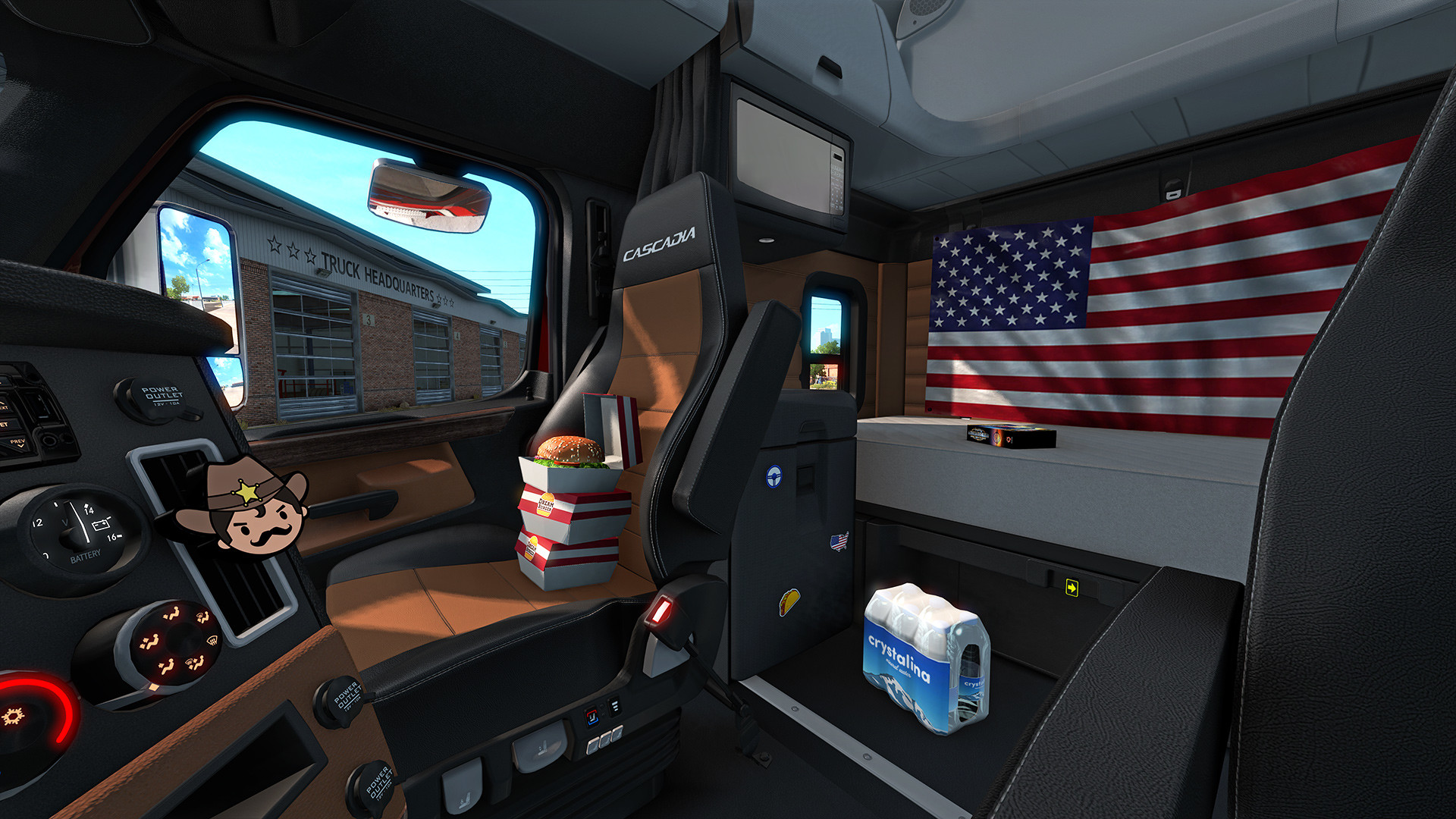 American Truck Simulator - Cabin Accessories DLC Steam CD Key 124.46 USD