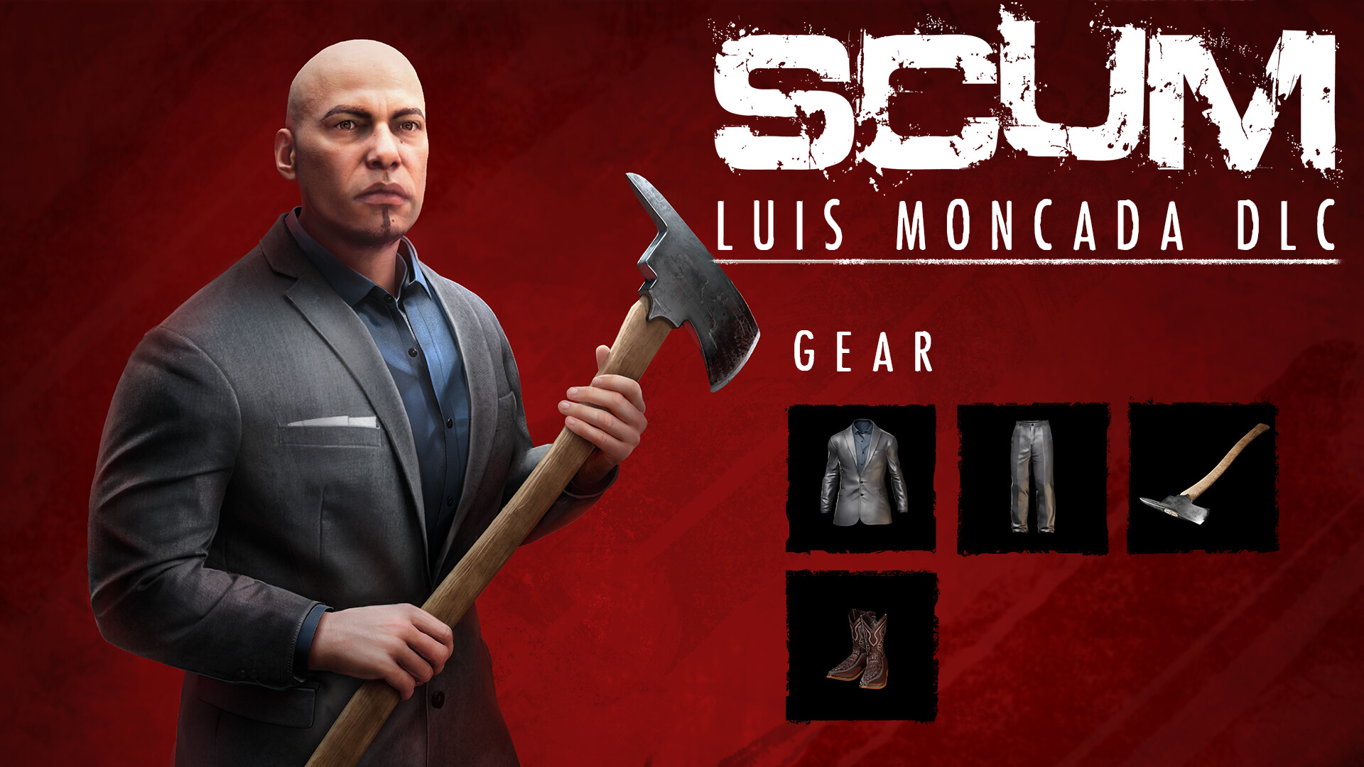 SCUM - Luis Moncada Character Pack DLC Steam CD Key 8.94 USD