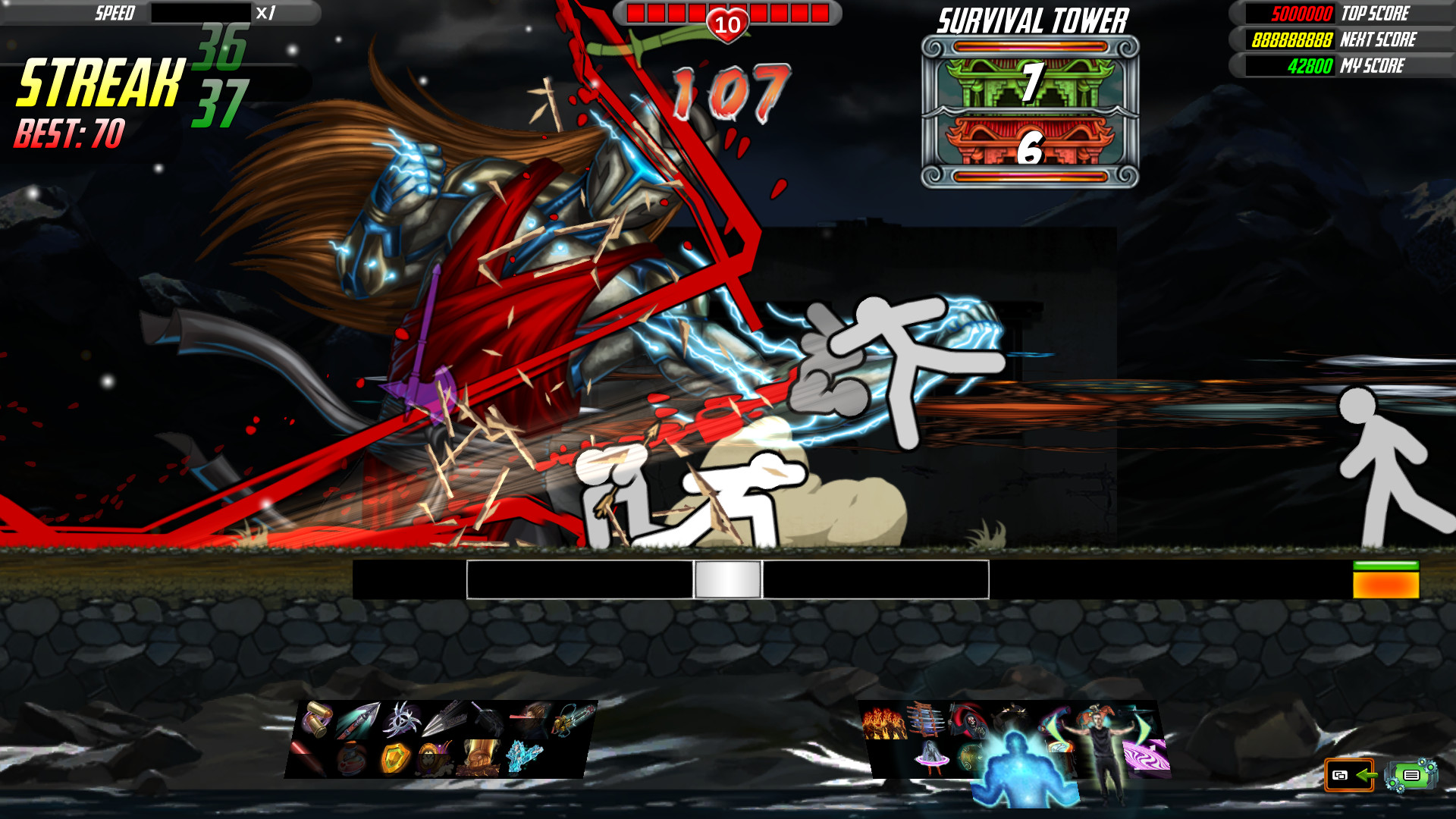 One Finger Death Punch 1 + 2 Combo Pack Steam CD Key 1.86 USD