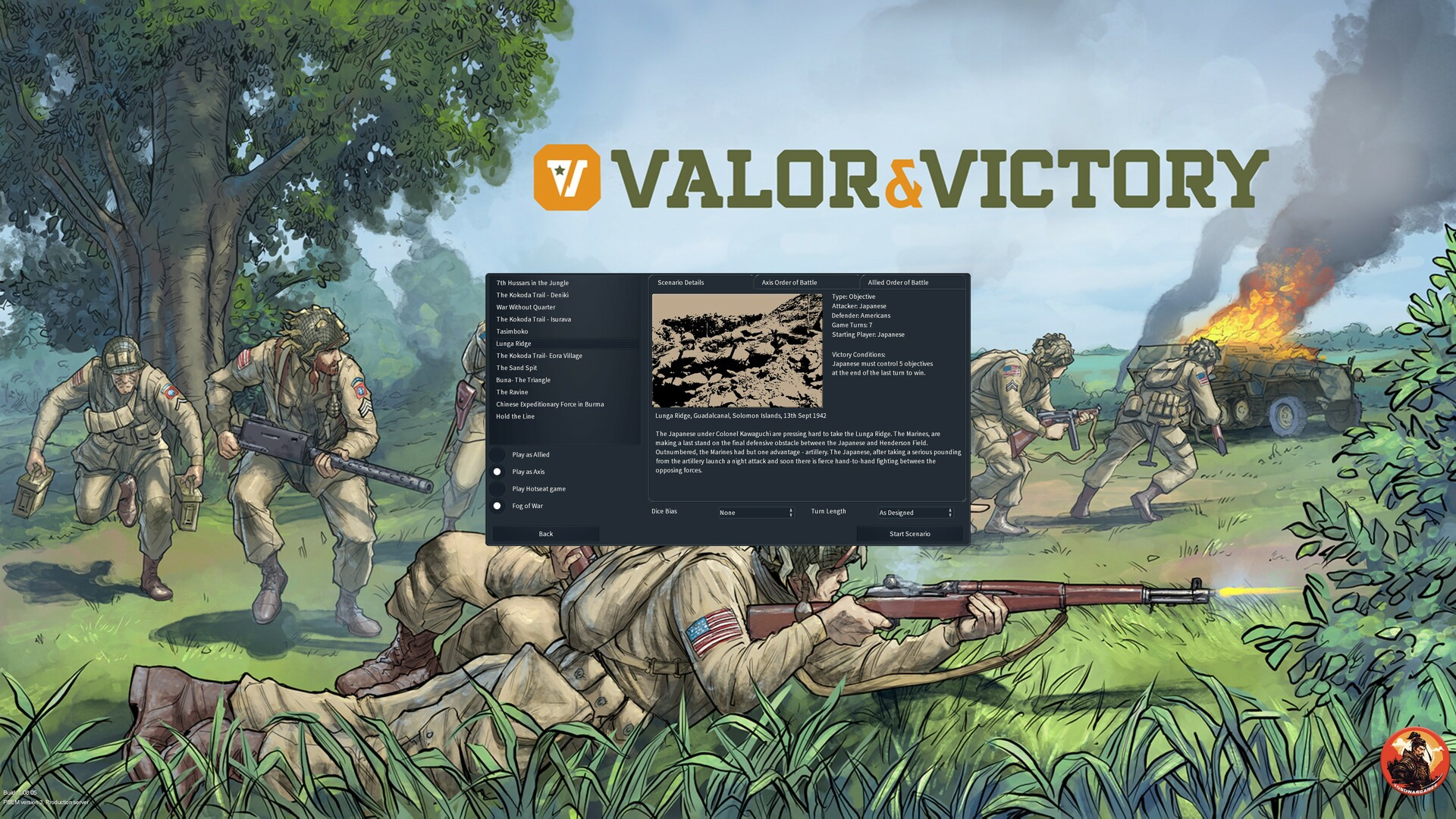Valor & Victory - Pacific DLC Steam CD Key 10.14 USD