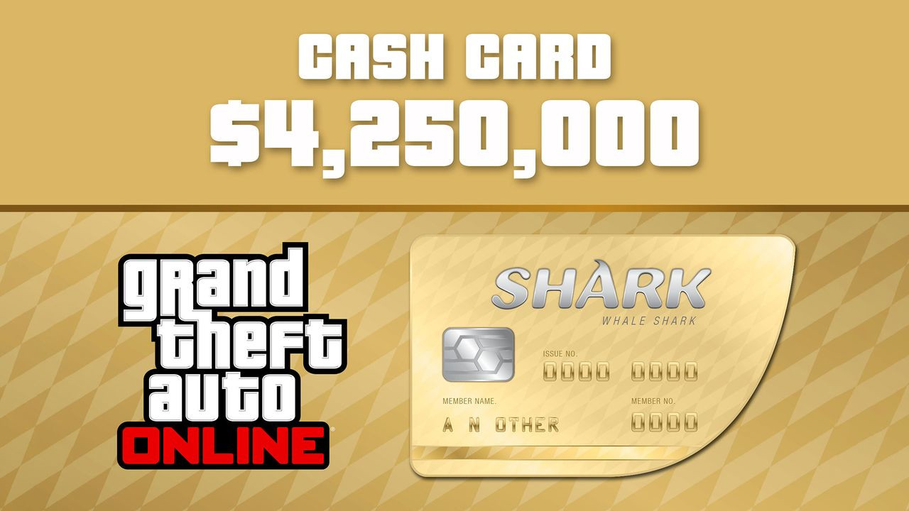 Grand Theft Auto Online - $4,250,000 The Whale Shark Cash Card XBOX One CD Key 42.71 USD
