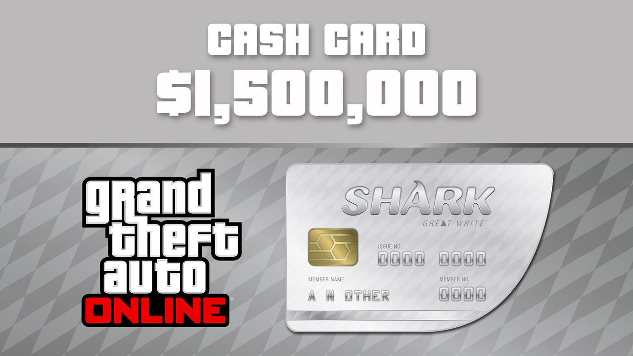 Grand Theft Auto Online - $1,500,000 Great White Shark Cash Card PC Activation Code EU 12.53 USD