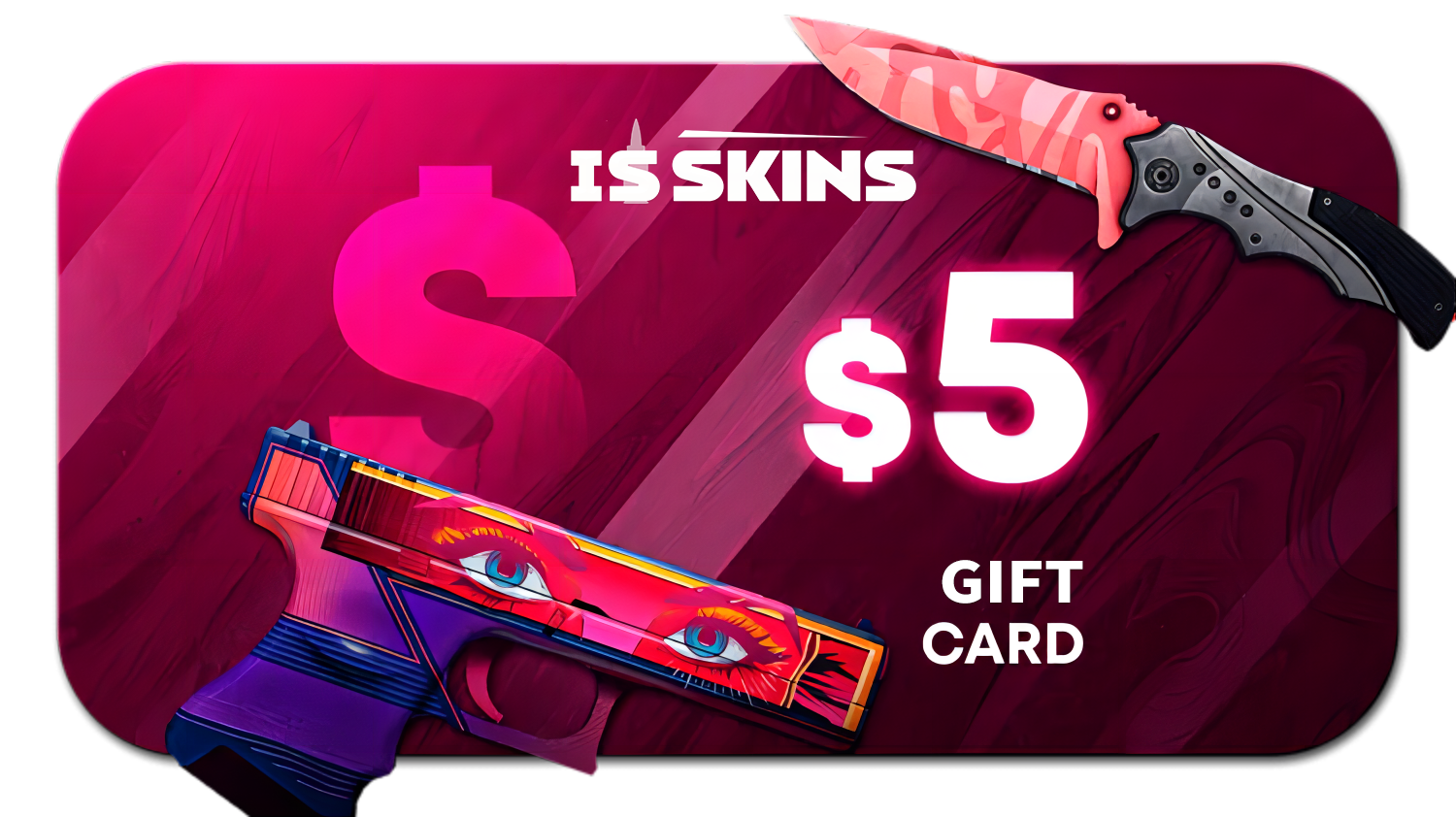 ISSKINS $5 Gift Card 5.29 USD