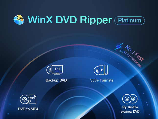 WinX DVD Ripper Platinum 1-Year Key 40.57 USD