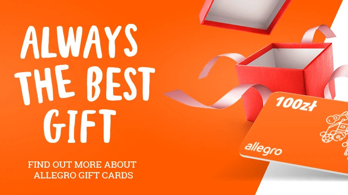 Allegro 100 PLN Gift Card PL 29.39 USD