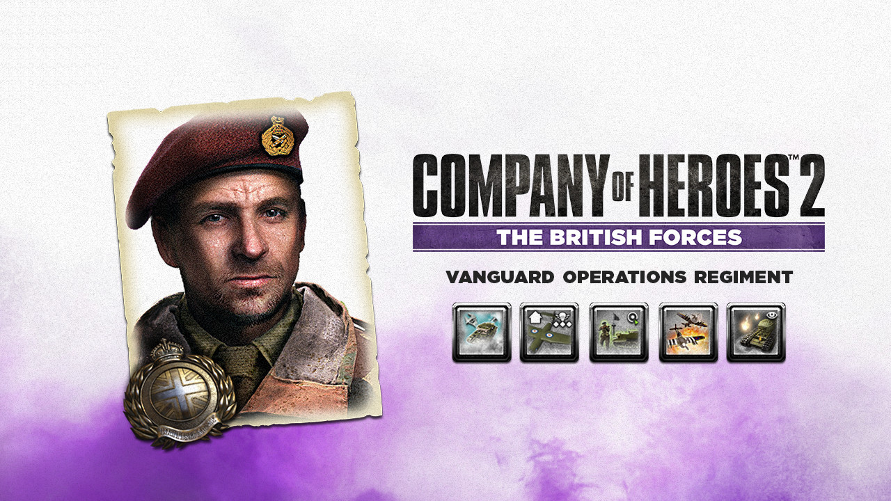 Company of Heroes 2 - British Commander: Vanguard Operations Regiment DLC Steam CD Key 0.78 USD