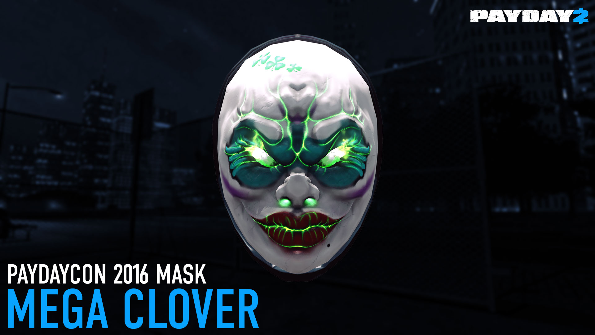 PAYDAY 2 - Mega Clover Mask (PAYDAYCON 2016) DLC Steam CD Key 5.64 USD