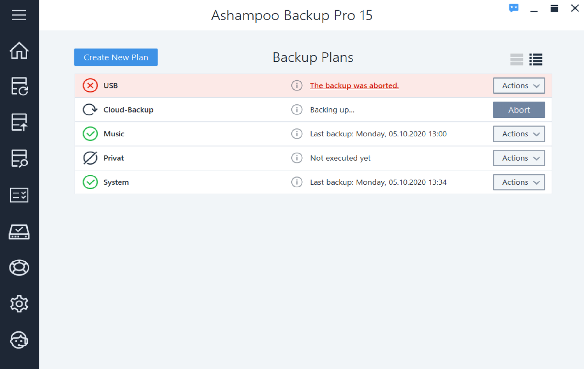 Ashampoo Backup Pro 15 Activation Key 4.51 USD