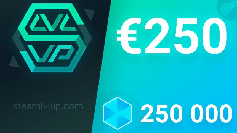 SteamlvlUP €250 Gift Code 244.24 USD