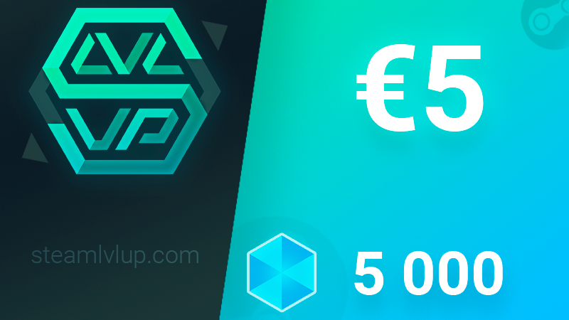 SteamlvlUP €5 Gift Code 5.36 USD