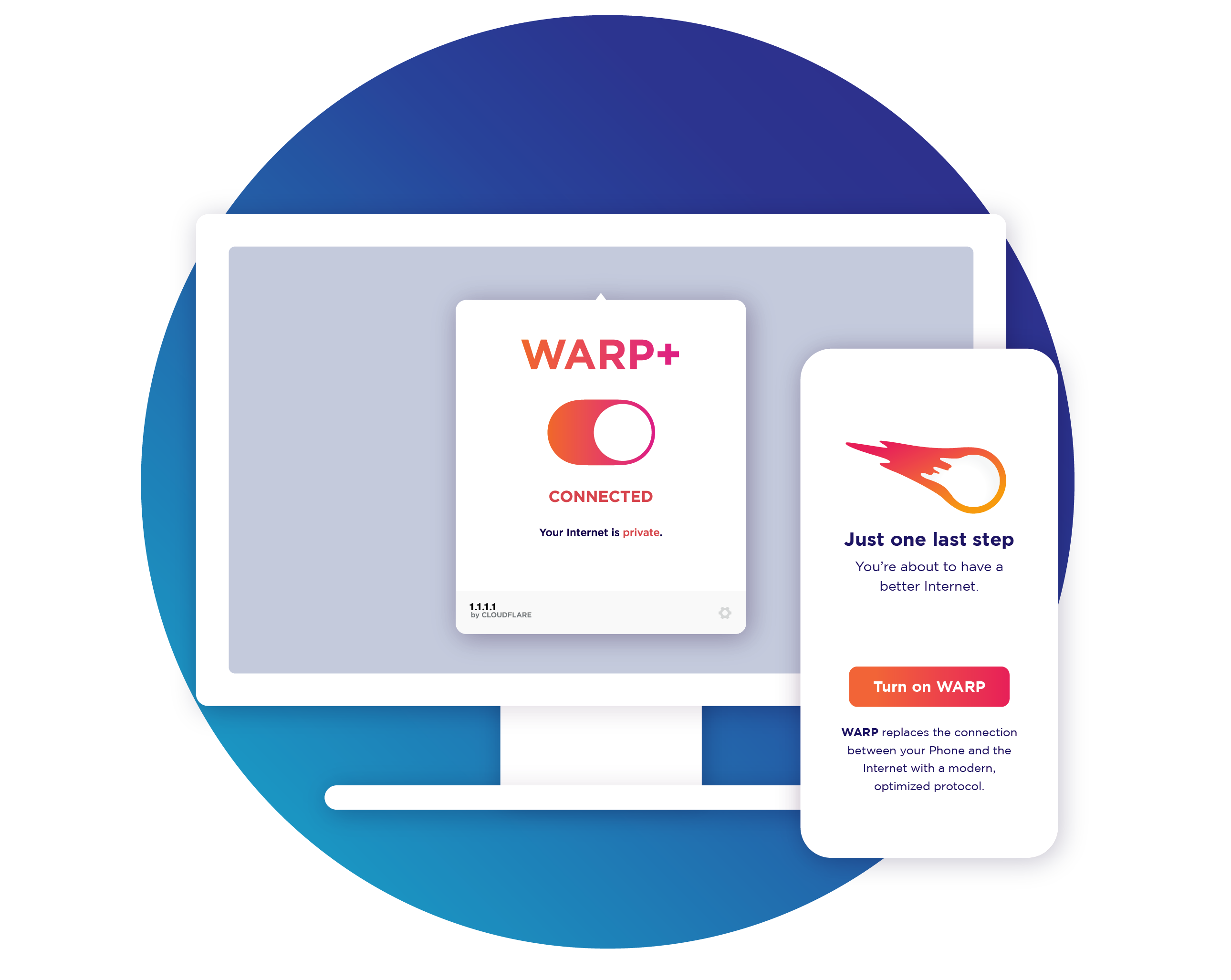 Cloudflare 1.1.1.1 WARP+ VPN Key (Lifetime / 12000 TB / 5 Devices) 1.64 USD