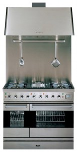 Photo Kitchen Stove ILVE PD-90R-VG Stainless-Steel