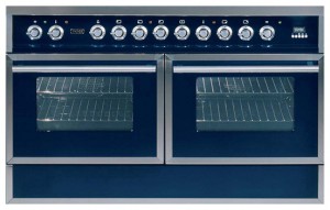 照片 厨房炉灶 ILVE QDC-120SW-MP Blue