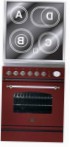 ILVE PI-60N-MP Red Kitchen Stove