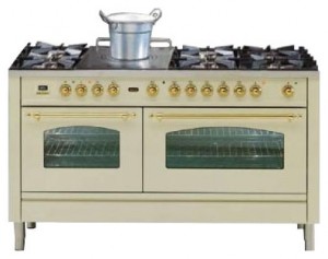 Photo Kitchen Stove ILVE PN-150S-VG Red