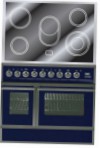 ILVE QDCE-90W-MP Blue Σόμπα κουζίνα
