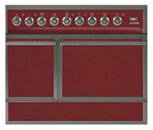 Photo Kitchen Stove ILVE QDC-90R-MP Red