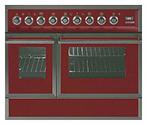 Photo Kitchen Stove ILVE QDC-90FW-MP Red