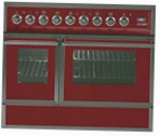 ILVE QDC-90FW-MP Red Σόμπα κουζίνα