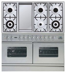 Photo Kitchen Stove ILVE PDW-120F-VG Stainless-Steel