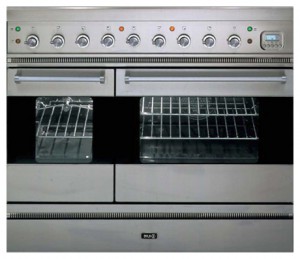 صورة فوتوغرافية موقد المطبخ ILVE PD-90B-MP Stainless-Steel