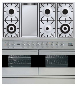 Photo Kitchen Stove ILVE PDF-120F-VG Stainless-Steel