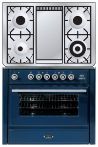 照片 厨房炉灶 ILVE MT-90FD-E3 Blue