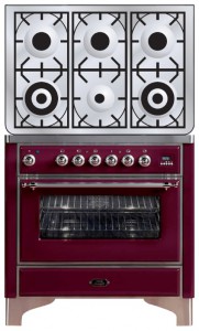 照片 厨房炉灶 ILVE M-906D-E3 Red