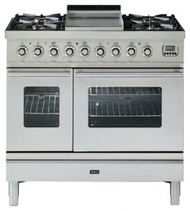 صورة فوتوغرافية موقد المطبخ ILVE PDW-90F-VG Stainless-Steel