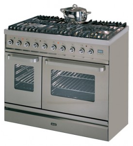 Photo Kitchen Stove ILVE TD-906W-MP Stainless-Steel