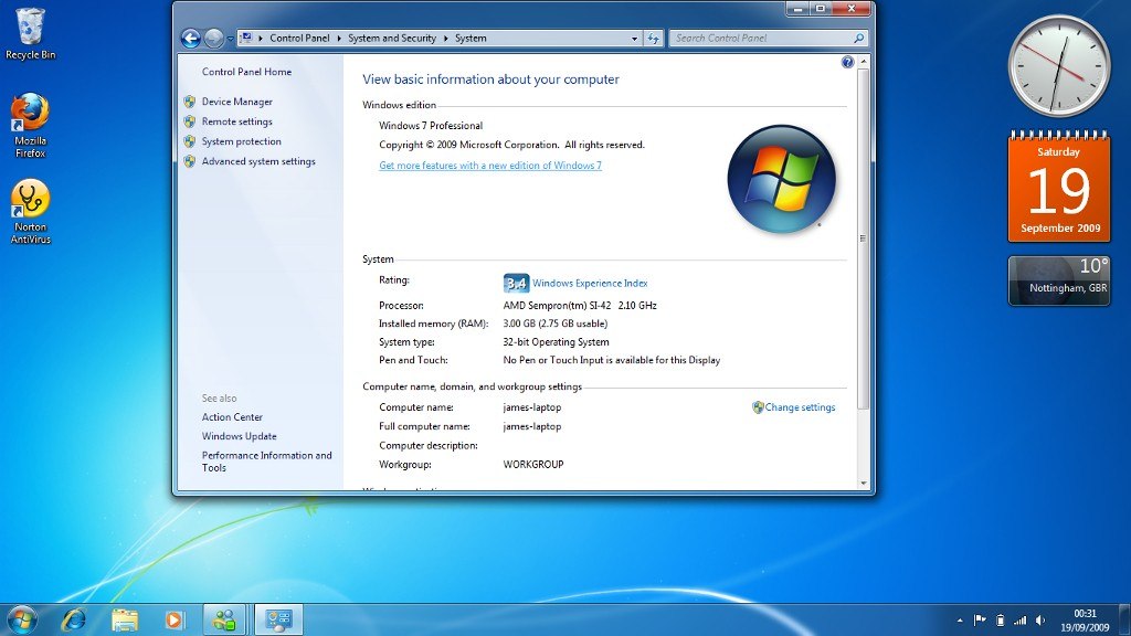 Windows 7 Home Premium OEM Key 20.89 USD
