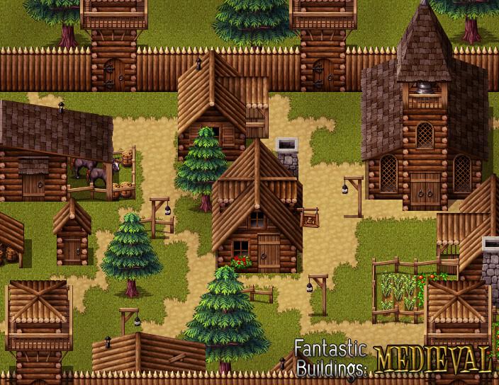 RPG Maker VX Ace - Fantastic Buildings: Medieval Steam CD Key 6.54 USD