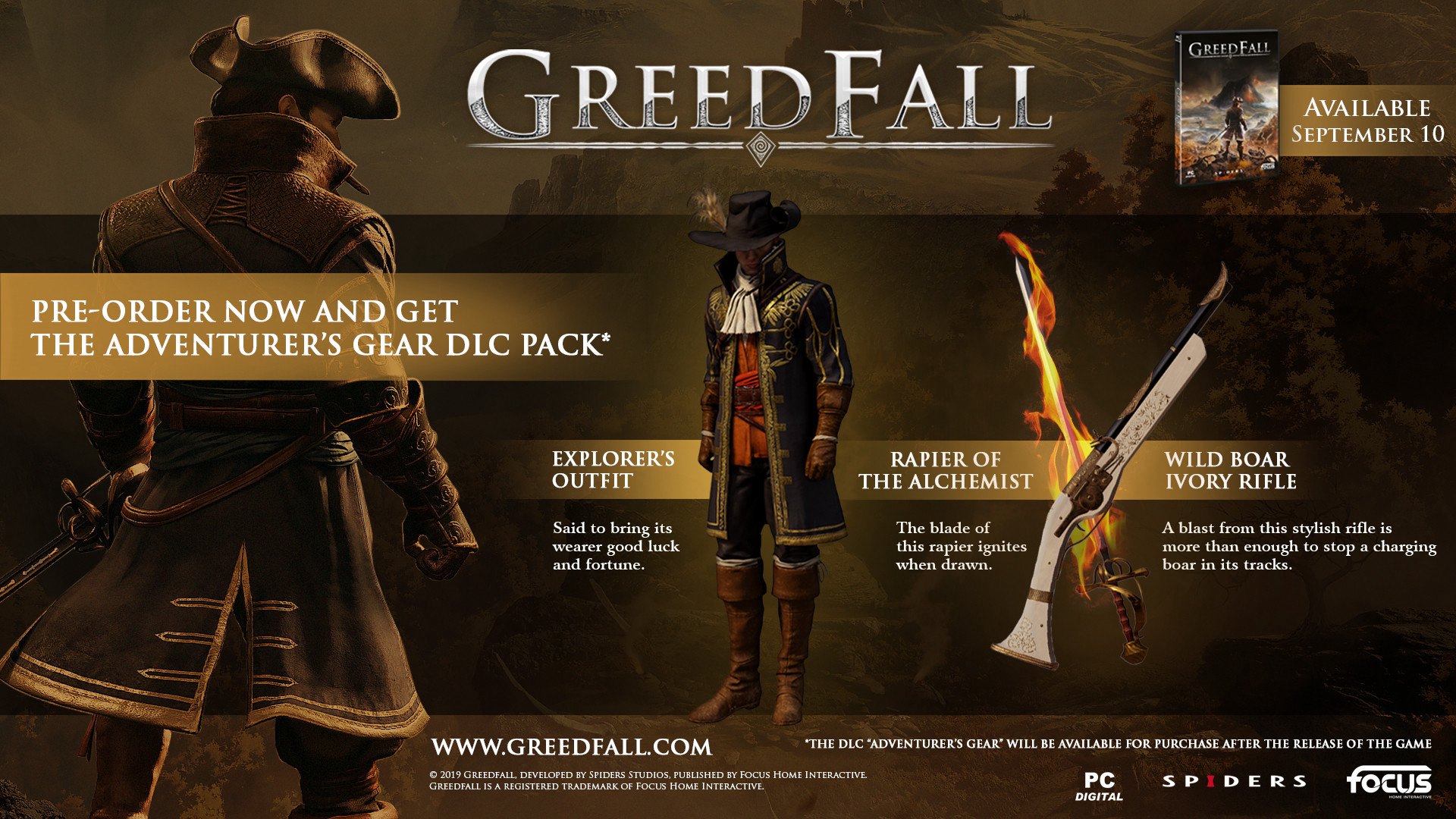GreedFall Gold Edition EU XBOX One CD Key 19.55 USD