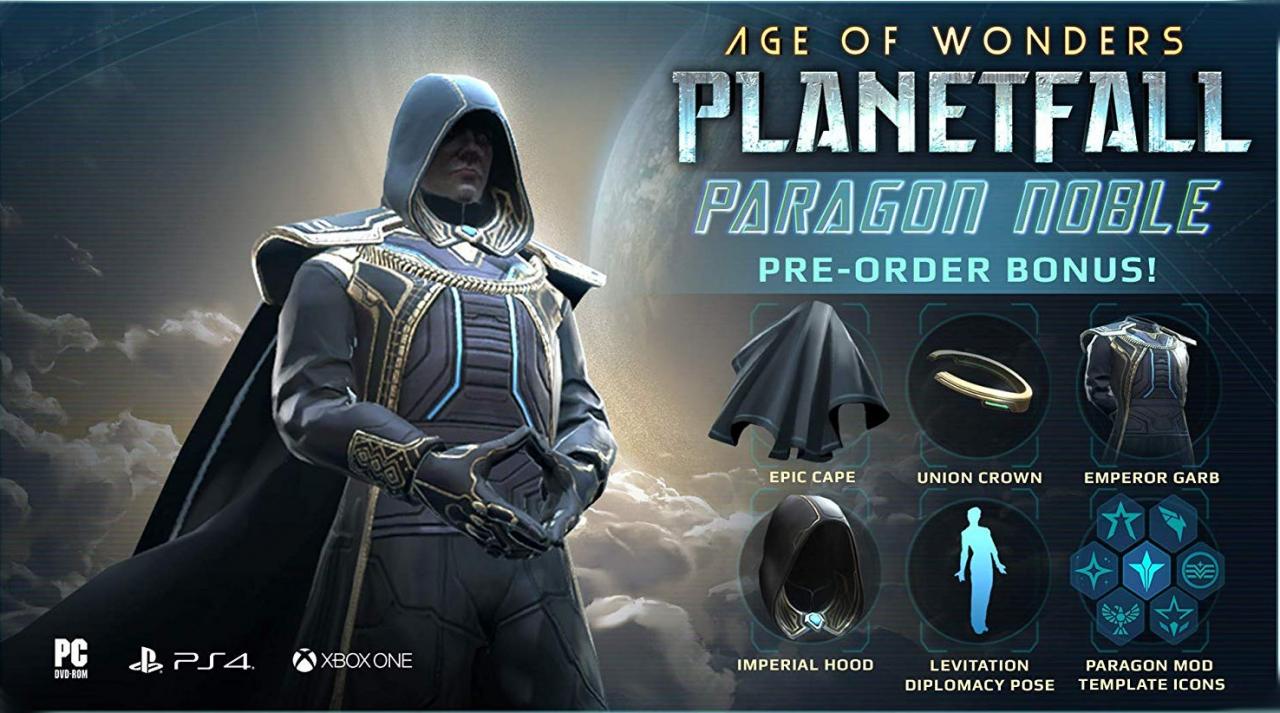 Age of Wonders: Planetfall - Paragon Set DLC Steam CD Key 11.28 USD