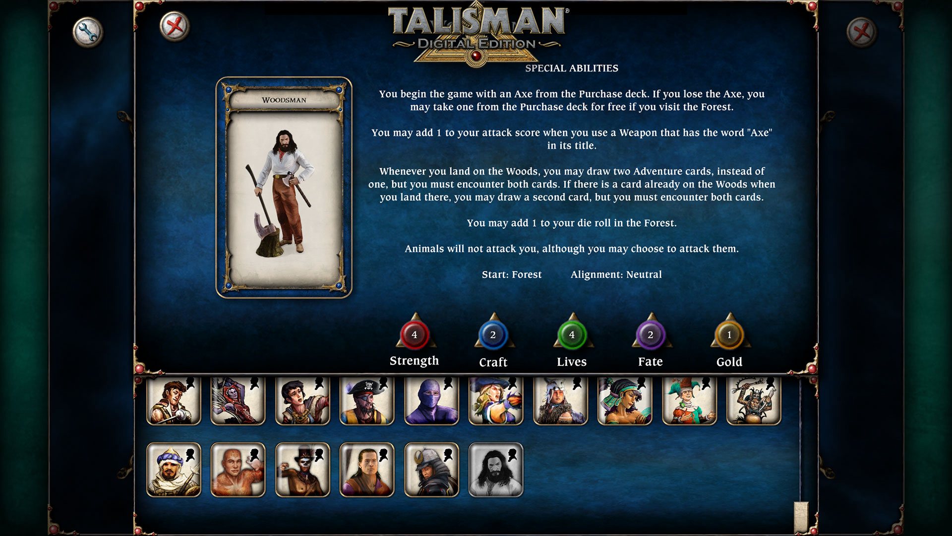Talisman - Character Pack #17 - Woodsman DLC Steam CD Key 1.14 USD