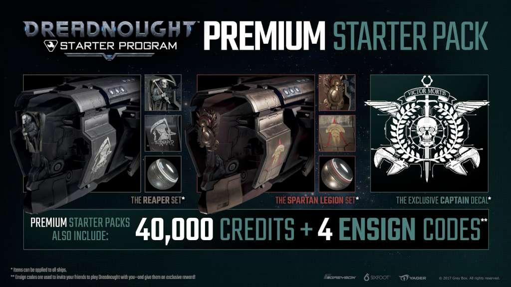 Dreadnought - Premium Starter Pack DLC Activation CD Key 0.72 USD