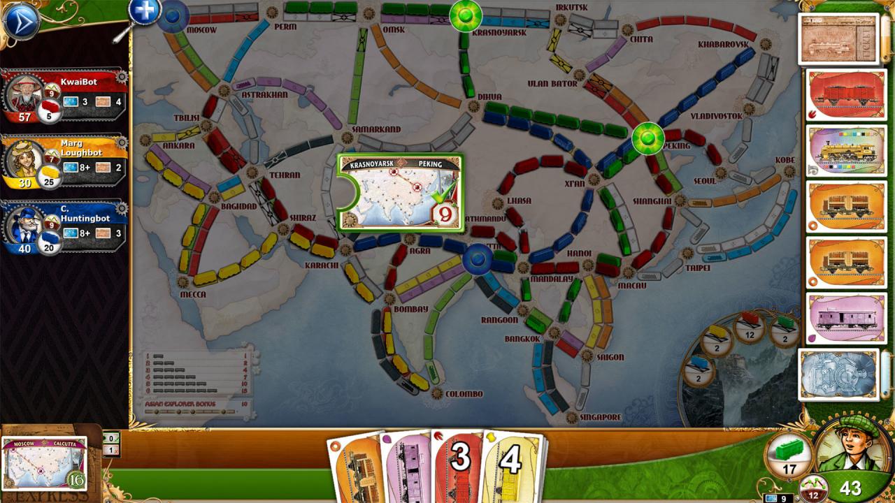 Ticket to Ride - Legendary Asia DLC EU Steam CD Key 4.86 USD