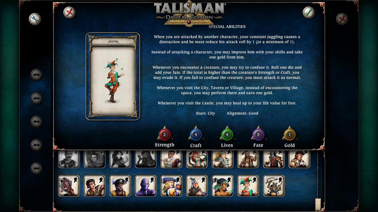 Talisman - Character Pack #12 - Jester DLC Steam CD Key 0.86 USD