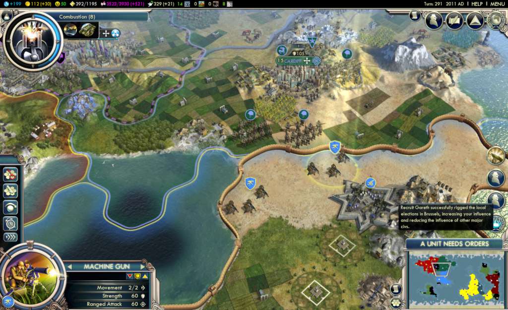 Sid Meier's Civilization V + Gods and Kings Expansion Steam CD Key 2.55 USD