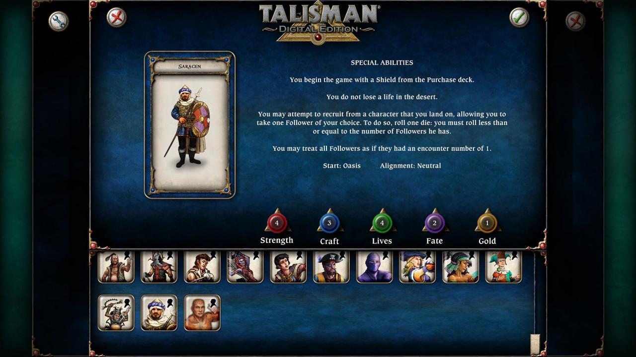 Talisman - Character Pack #15 - Saracen DLC Steam CD Key 0.79 USD
